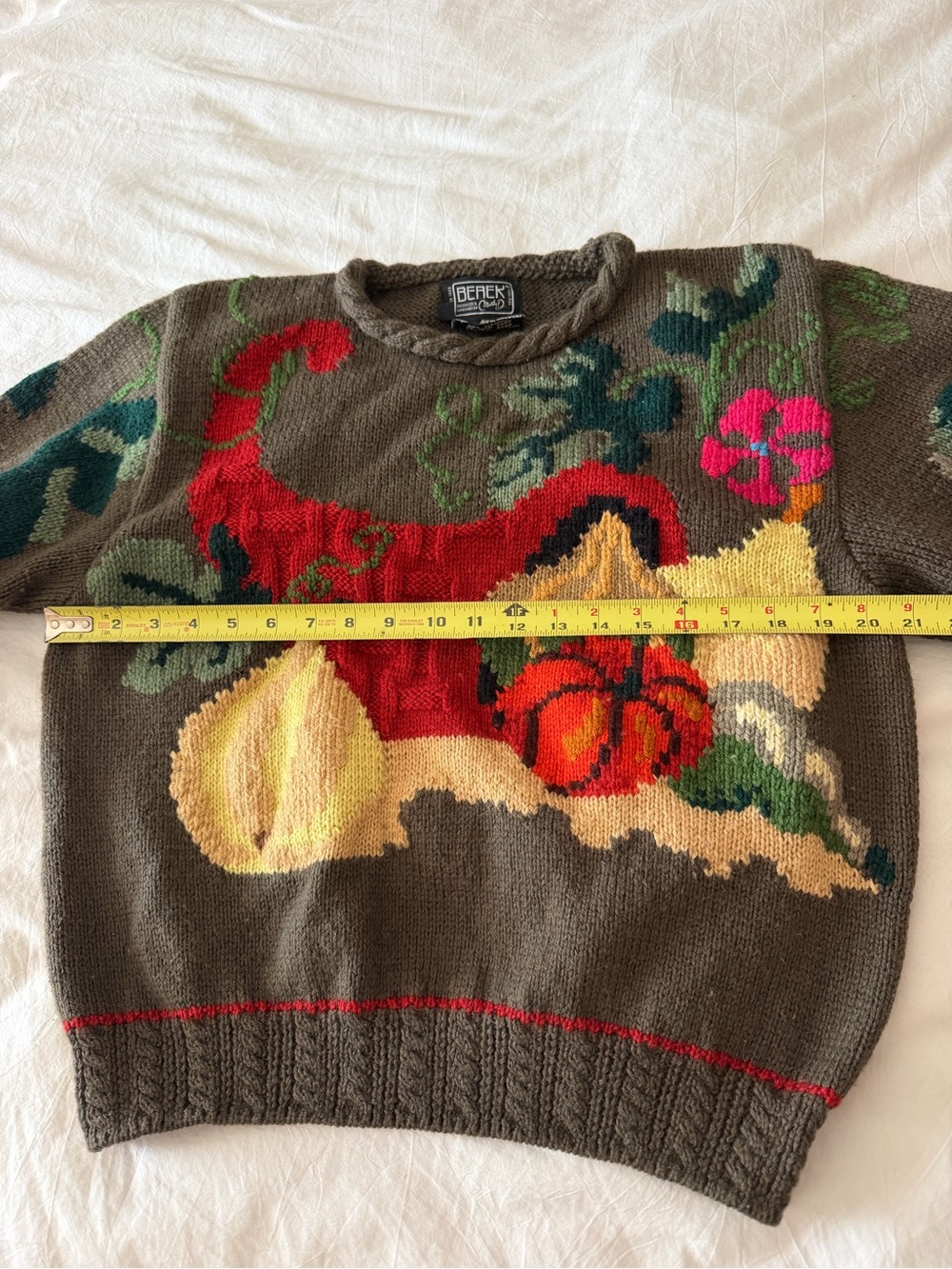 Vintage Berek hand knitted cornucopia Sweater - Picture 9 of 12